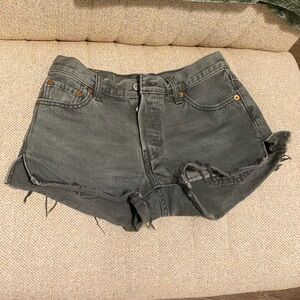 Levi’s 501 grey shorts